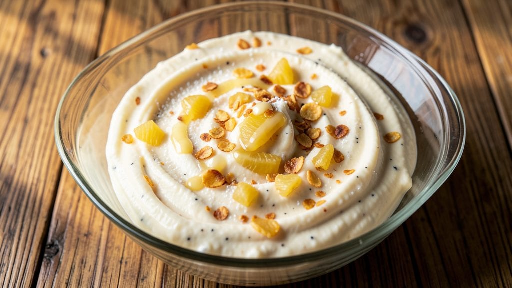 Copycat Kraft Pineapple Cream Cheese Spread Recipe: Vanilla Bean Swirls and Buttery Crunch Top