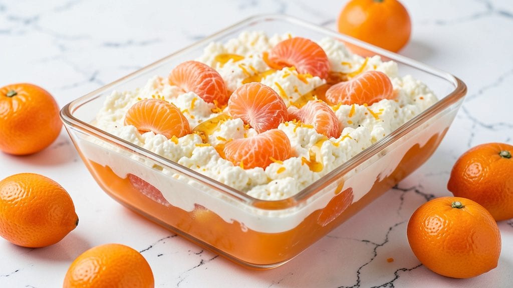 Cottage Cheese Orange Jello Mandarins Recipe: Bright Citrus Dessert Twist