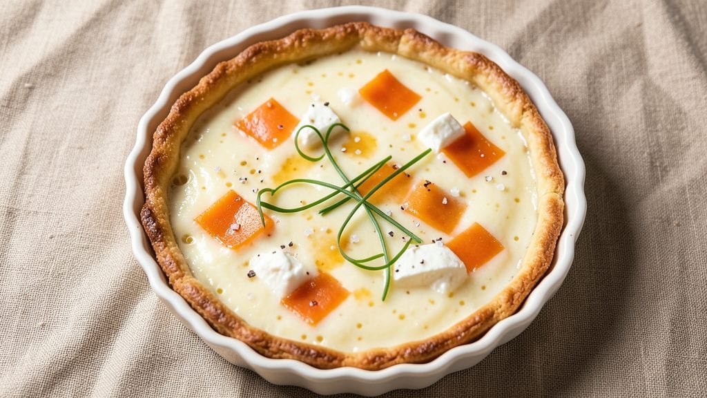 Joy of Cooking Cheese Quiche Recipe: Flaky Crust and Herbed Egg Centerpiece