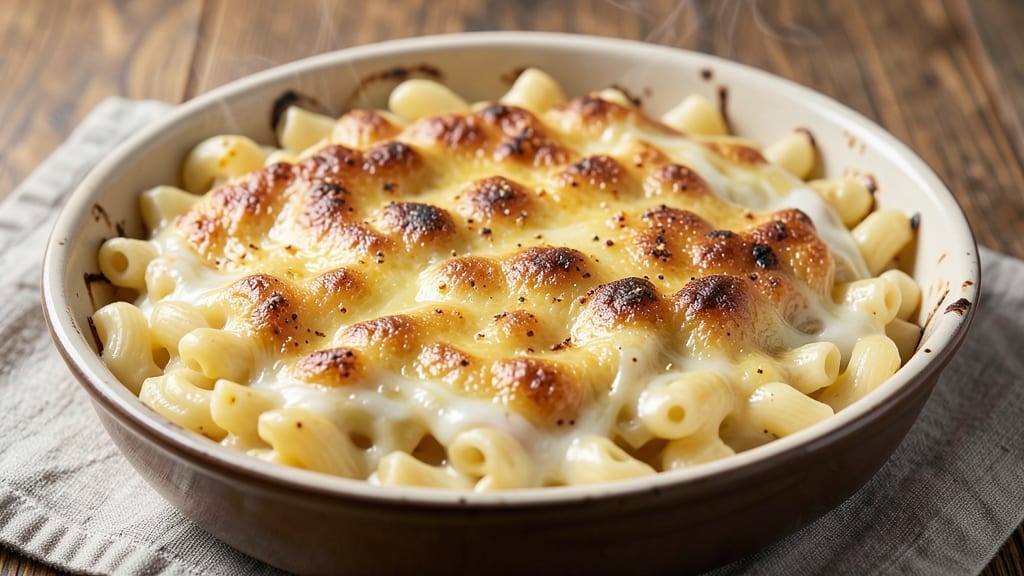 Mueller's Baked Macaroni and Cheese Recipe: Crispy Breadcrumbs, Melty Cheese Layers
