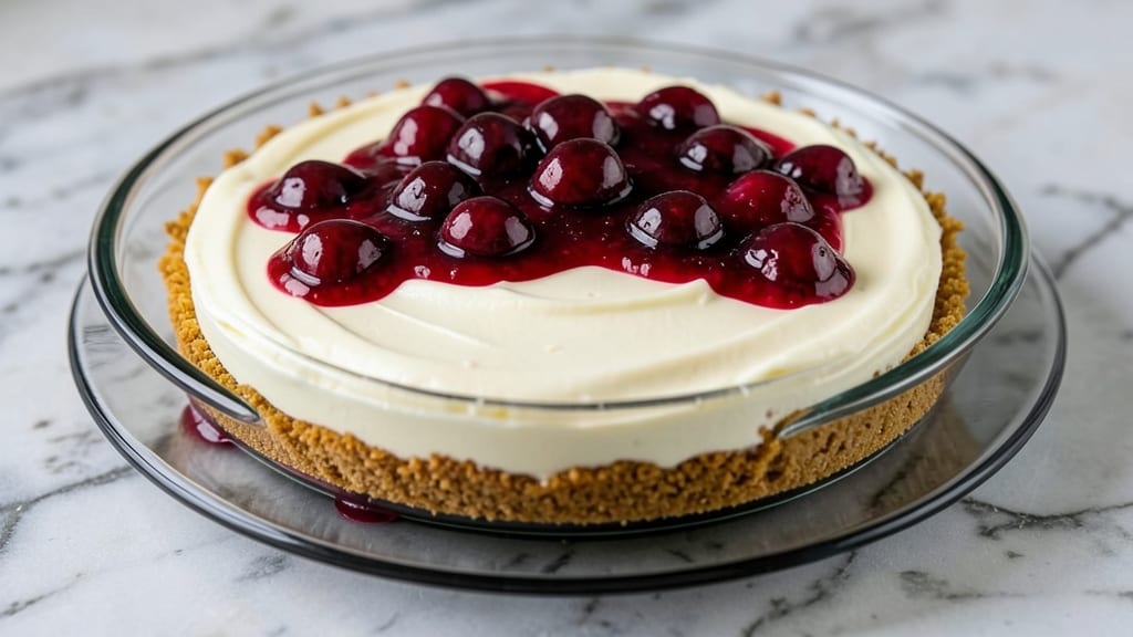 Philadelphia Cream Cheese Cherry Cheesecake Recipe: Fruity Swirls and Buttery Crust in One Pan