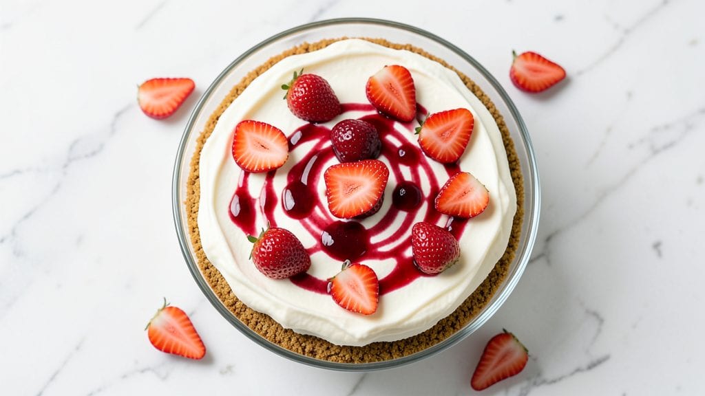 Philadelphia Cream Cheese No-Bake Strawberry Cheesecake Recipe: Chilled Layers of Tangy Sweetness