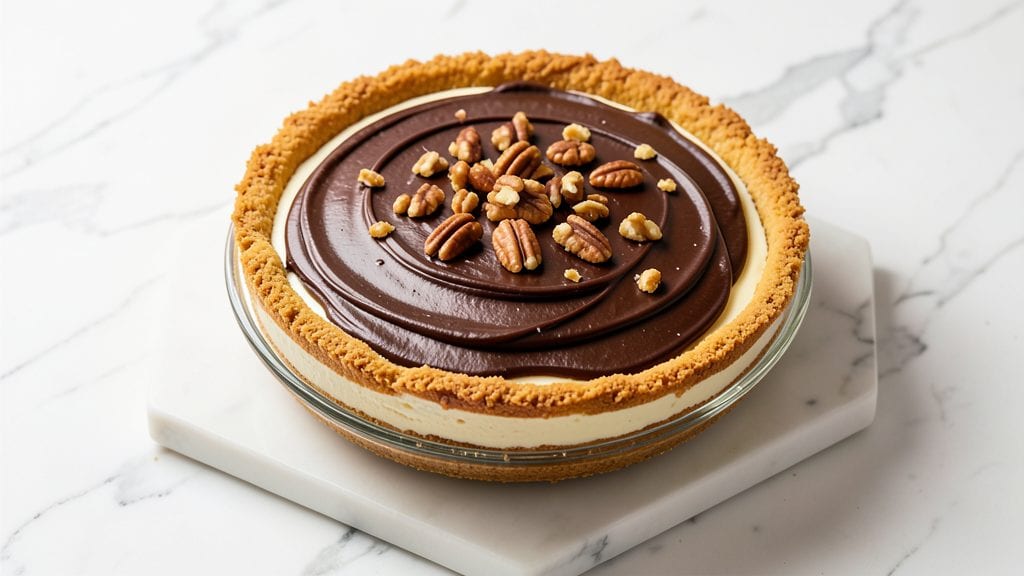 Philadelphia Cream Cheese Turtle Cheesecake Recipe: Nutty Caramel Swirls and Crispy Pecan Top